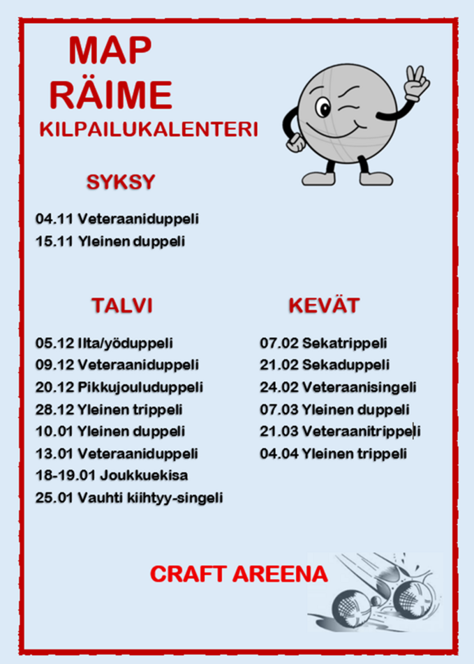 Kilpailukalenteri